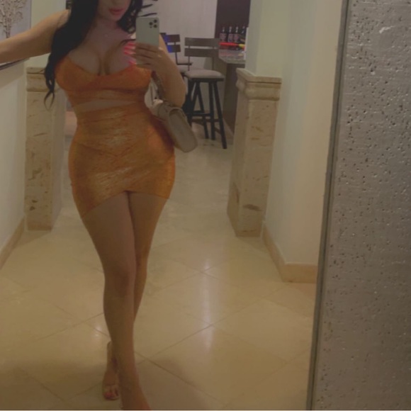 Orange bandage 2 piece - Picture 5 of 5